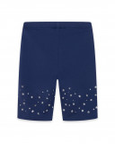 Leggings capri en jersey étoiles fille marine basicos baby Leggings capri en jersey étoiles fille marine basicos baby