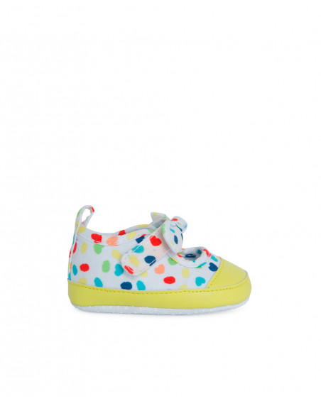 Chaussures en jersey coeurs fille blanche hi! sunshine Chaussures en jersey coeurs fille blanche hi! sunshine