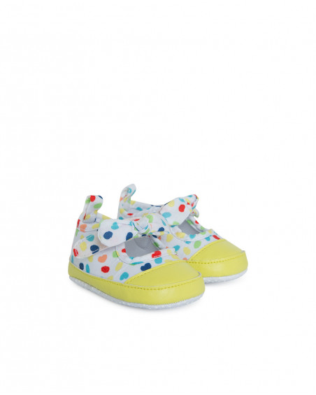 Chaussures en jersey coeurs fille blanche hi! sunshine Chaussures en jersey coeurs fille blanche hi! sunshine