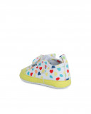 Chaussures en jersey coeurs fille blanche hi! sunshine Chaussures en jersey coeurs fille blanche hi! sunshine