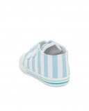 Baskets en popeline à rayures garçon bleu so cute Baskets en popeline à rayures garçon bleu so cute