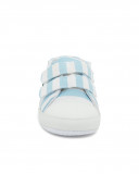 Baskets en popeline à rayures garçon bleu so cute Baskets en popeline à rayures garçon bleu so cute