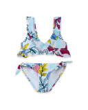 Bikini volants fille blanche island Bikini volants fille blanche island