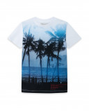 Tee-shirt en jersey imprimée garçon blanche surf club Tee-shirt en jersey imprimée garçon blanche surf club