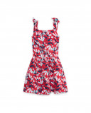 Robe en jersey bretelles fille rouge sea lovers Robe en jersey bretelles fille rouge sea lovers