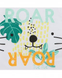 Tee-shirt en jersey message garçon blanche in the jungle Tee-shirt en jersey message garçon blanche in the jungle