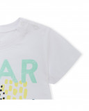 Tee-shirt en jersey message garçon blanche in the jungle Tee-shirt en jersey message garçon blanche in the jungle