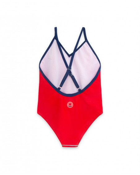 Maillot de bain imprimé fille rouge sea lovers