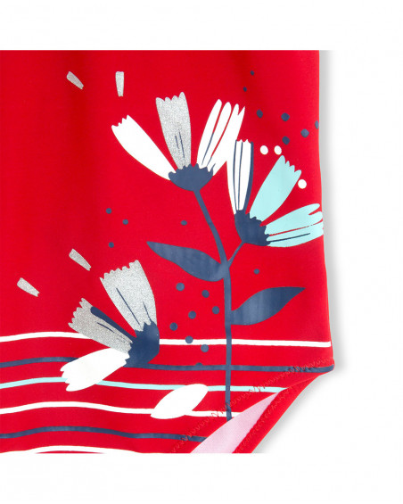 Maillot de bain imprimé fille rouge sea lovers