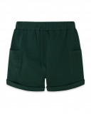 Bermuda en coton molletonné poche garçon vert jungle street Bermuda en coton molletonné poche garçon vert jungle street