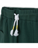 Bermuda en coton molletonné poche garçon vert jungle street Bermuda en coton molletonné poche garçon vert jungle street