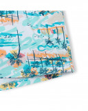 Tee-shirt et short en jersey imprimé fille blanche venice beach Tee-shirt et short en jersey imprimé fille blanche venice beach