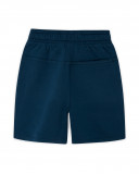 Bermuda en coton molletonné lacets garçon bleu free time Bermuda en coton molletonné lacets garçon bleu free time
