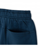 Bermuda en coton molletonné lacets garçon bleu free time Bermuda en coton molletonné lacets garçon bleu free time