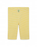 Leggings capri en jersey à rayures fille jaune funcactus Leggings capri en jersey à rayures fille jaune funcactus