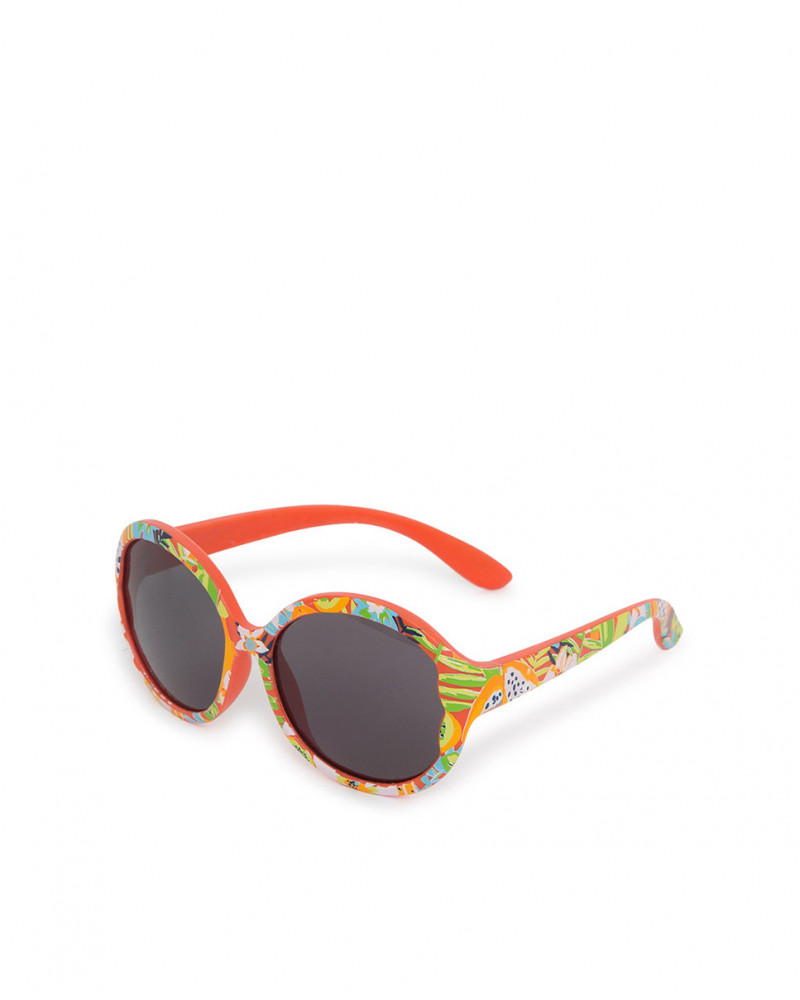 Lunettes de soleil imprimées fille orange sunglasses