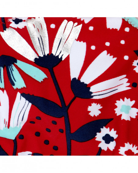 Trikini fleurs fille rouge sea lovers Trikini fleurs fille rouge sea lovers