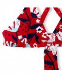 Trikini fleurs fille rouge sea lovers Trikini fleurs fille rouge sea lovers