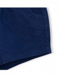 Short en sergé boutons fille marine basicos kids Short en sergé boutons fille marine basicos kids