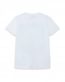 Tee-shirt en jersey imprimée garçon blanche jungle street Tee-shirt en jersey imprimée garçon blanche jungle street