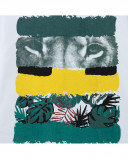Tee-shirt en jersey imprimée garçon blanche jungle street Tee-shirt en jersey imprimée garçon blanche jungle street