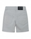 Bermuda en sergé avec poches garçon gris basicos baby Bermuda en sergé avec poches garçon gris basicos baby