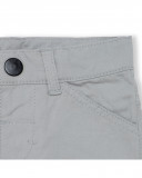 Bermuda en sergé avec poches garçon gris basicos baby Bermuda en sergé avec poches garçon gris basicos baby