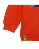 Sweat-shirt en peluche fermée garçon rouge play Sweat-shirt en peluche fermée garçon rouge play