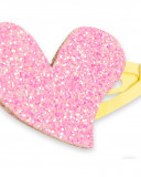 Set 2 barrettes cheveux coeurs fille jaune funcactus Set 2 barrettes cheveux coeurs fille jaune funcactus