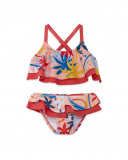 Bikini volants fille orange enjoy the sun Bikini volants fille orange enjoy the sun