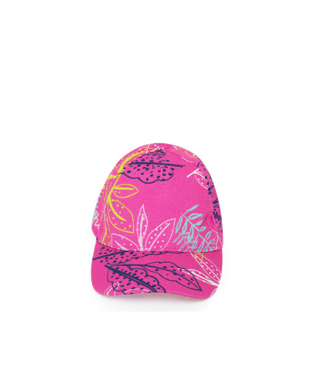 Visera en sergé imprimée fille rose island