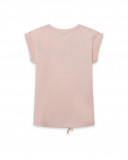 Tee-shirt en jersey nouer fille rose venice beach Tee-shirt en jersey nouer fille rose venice beach