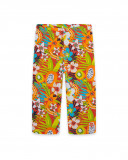 Leggings capri en jersey imprimé fille orange summer festival Leggings capri en jersey imprimé fille orange summer festival