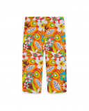 Leggings capri en jersey imprimé fille orange summer festival Leggings capri en jersey imprimé fille orange summer festival