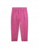 Pantalon en popeline imprimé fille rose ready to bloom Pantalon en popeline imprimé fille rose ready to bloom