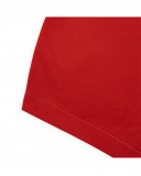Short en sergé boutons fille rouge basicos kids Short en sergé boutons fille rouge basicos kids
