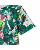 Tee-shirt en jersey imprimée garçon vert jungle street Tee-shirt en jersey imprimée garçon vert jungle street