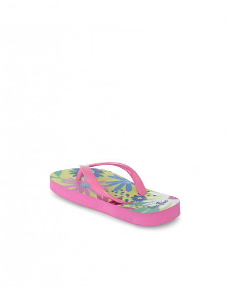 Tongs fleurs fille rose ready to bloom Tongs fleurs fille rose ready to bloom
