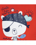 Ensemble de bain à rayures garçon rouge little pirates Ensemble de bain à rayures garçon rouge little pirates