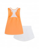 Tee-shirt et short en jersey avec poches fille blanche venice Tee-shirt et short en jersey avec poches fille blanche venice
