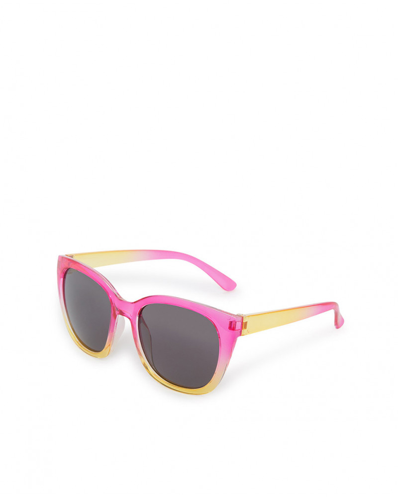 Lunettes de soleil dégradé fille rose sunglasses