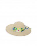 Bonnet en raphia fleurs fille beige ready to bloom Bonnet en raphia fleurs fille beige ready to bloom