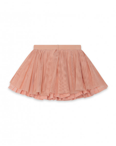Jupe en tulle volants fille orange enjoy the sun Jupe en tulle volants fille orange enjoy the sun