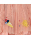 Jupe en tulle volants fille orange enjoy the sun Jupe en tulle volants fille orange enjoy the sun