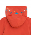 Coupe-vent avec capuche et fermeture éclair fille orange smile Coupe-vent avec capuche et fermeture éclair fille orange smile