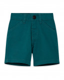 Bermuda en sergé avec poches garçon vert basicos baby Bermuda en sergé avec poches garçon vert basicos baby