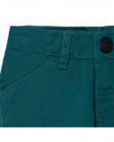 Bermuda en sergé avec poches garçon vert basicos baby Bermuda en sergé avec poches garçon vert basicos baby