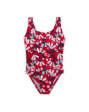 Maillot de bain fleurs fille rouge sea lovers Maillot de bain fleurs fille rouge sea lovers