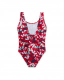 Maillot de bain fleurs fille rouge sea lovers Maillot de bain fleurs fille rouge sea lovers