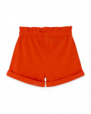 Short en jersey lacets fille orange summer festival Short en jersey lacets fille orange summer festival